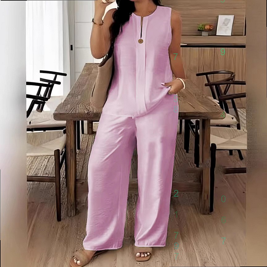 Comfortabele losse top met wij - Linen Pant Wide recensie en prijs