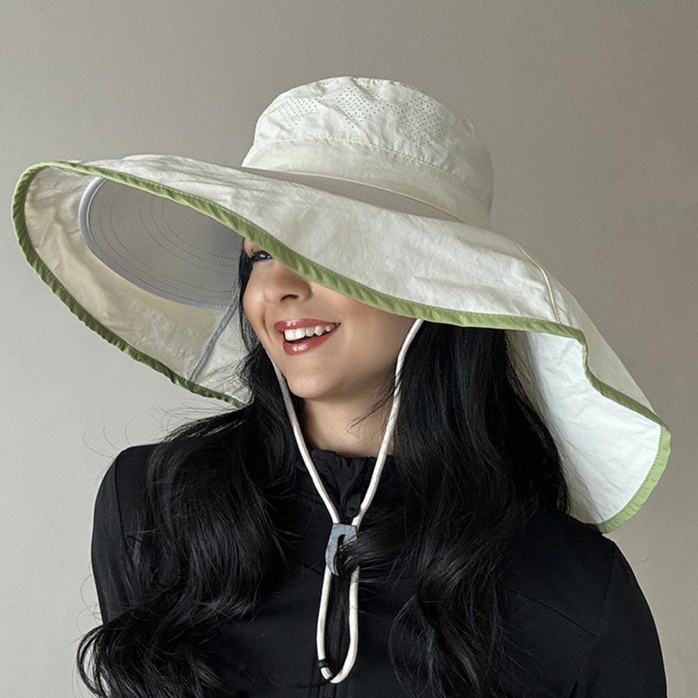 Dameszonnehoed met nekflap Bre - Hat Floppy Wide recensie en prijs