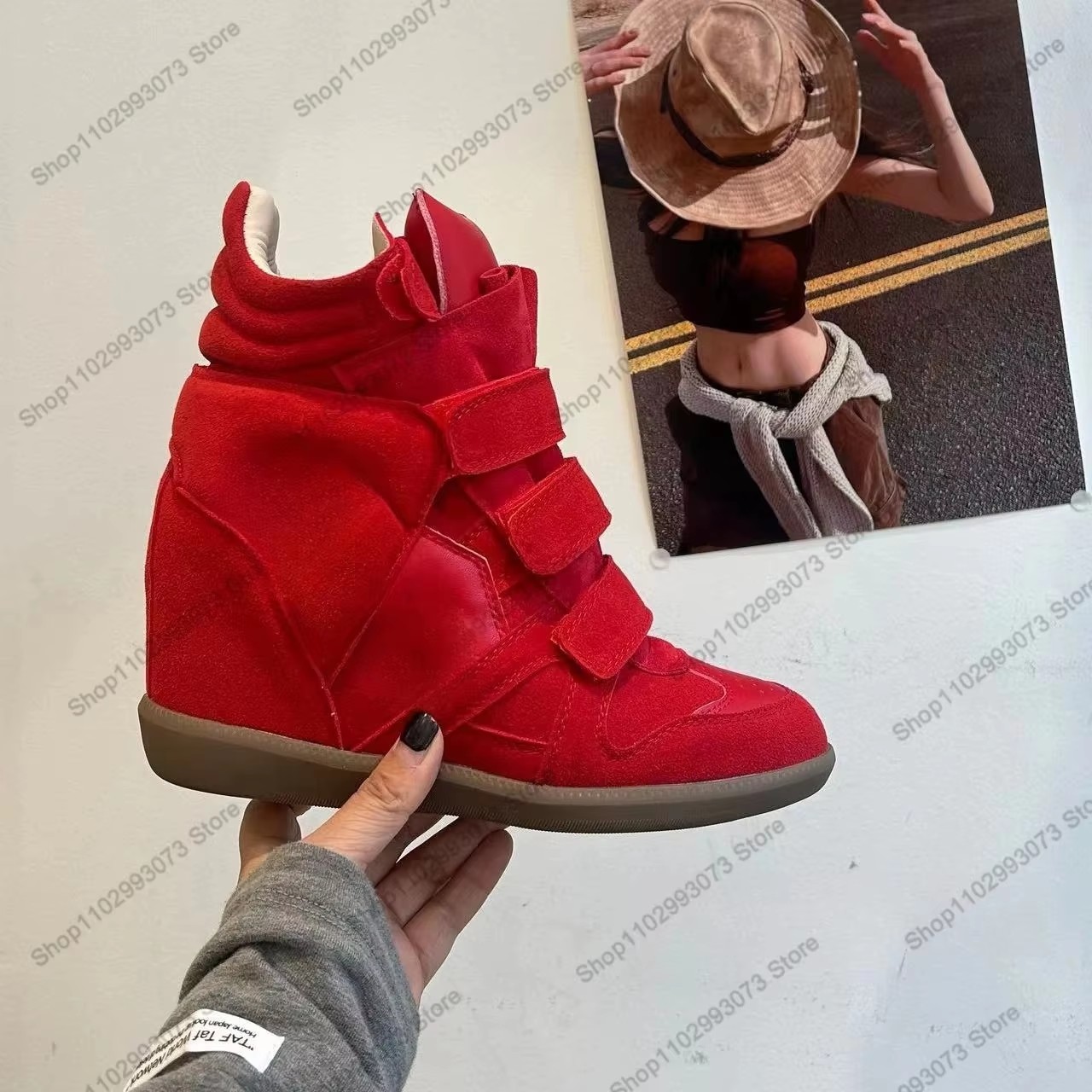 Dames Hoge sneakers met verbor - Wedge Espadrille Women recensie en prijs